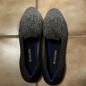 Rothy’s loafer dark brown glitter 10.5